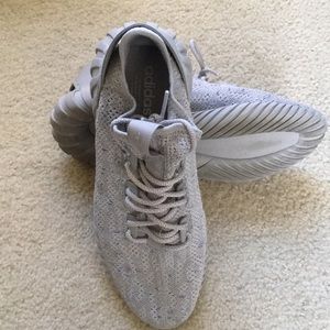 Adidas Grey Tubular Doom size 9.5